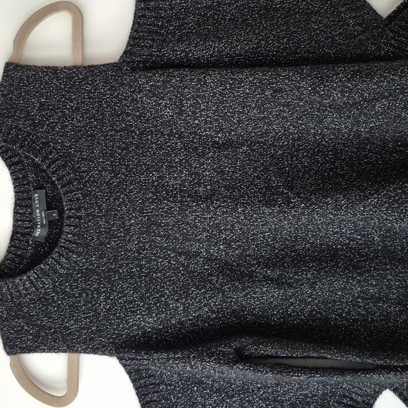 Generation Love Black Cold Shoulder Cashmere Sweater - Picture 4 of 6